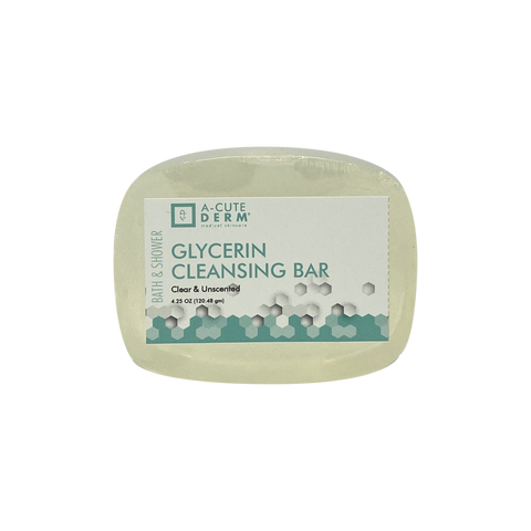 A-Cute Derm: Barra limpiadora de glicerina, transparente