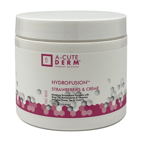 A-Cute Derm: mascarilla de hidrofusión de fresas y crema